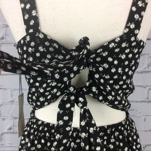 Nine Britton Black Floral Jumpsuit, Size L - Picture 7 of 11